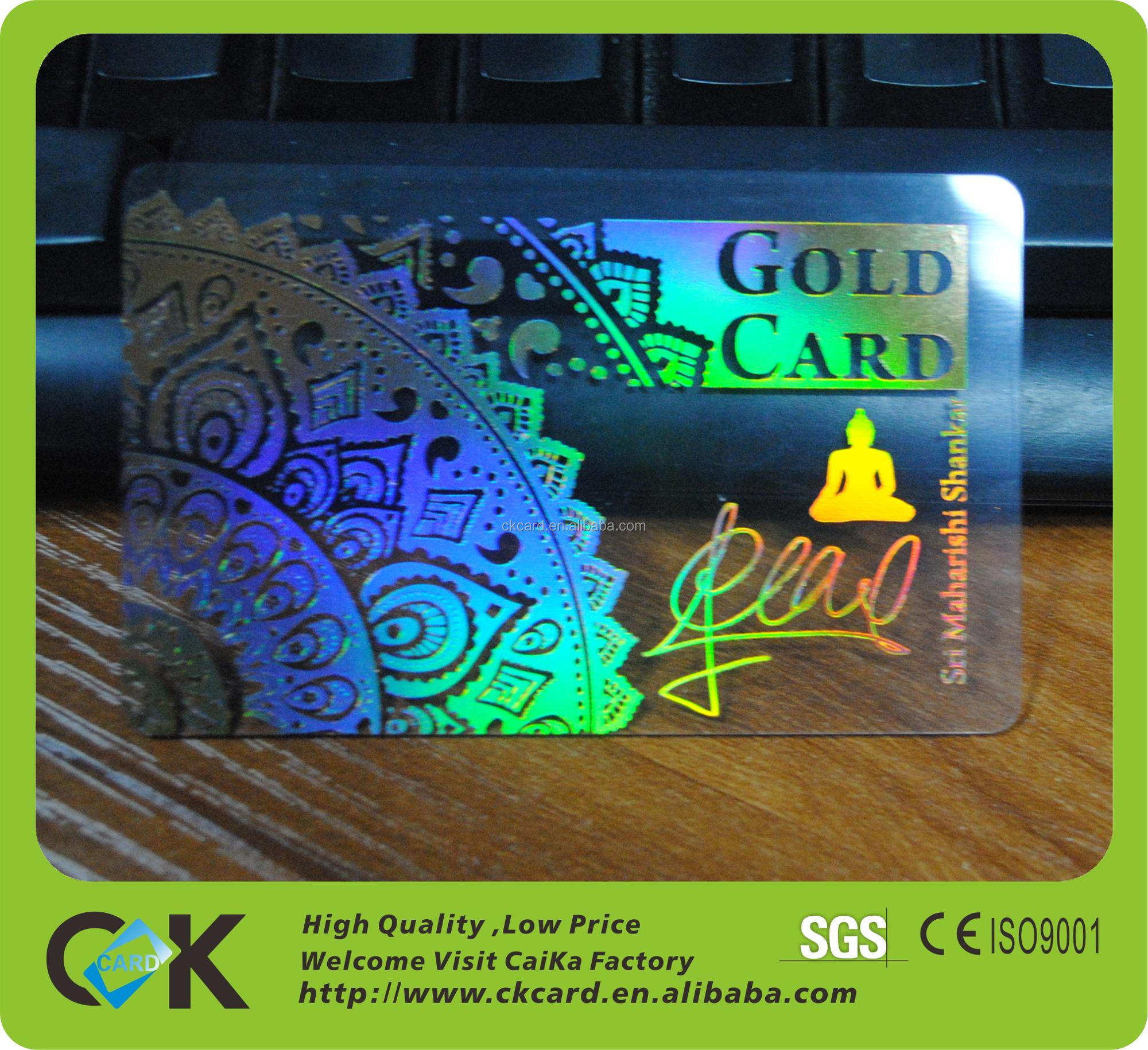 Holographic Business Cards - Holographic Rainbow Business Cards 550gsm Customise With White Ink Full Colour Print - The foil is available on one or both sides for business card.