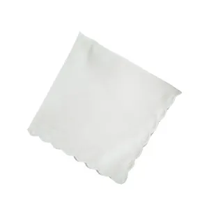 Ladies Personal White Cotton Soft and Comfortable Handkerchiefs