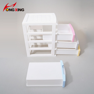 Desktop <strong>Plastic</strong> Storage Cabinet Girl Popular 4layer Tool Mini <strong>Drawer</strong> - Product Image 4