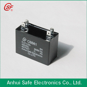 Tropical ceiling fans Power capacitor metalized film AC motor operating power capacitor 450 vac 5uf - Product Image 1