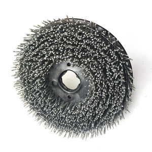 Spazzola Abrasiva Rotonda Diamantata per Uso Industriale e Fai da Te con Filo d'Acciaio per la Lucidatura, Pulizia e Levigatura di Granito e Marmo - Product Image 6