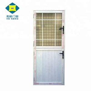 <span class=keywords><strong>Porte</strong></span> d'entrée en verre blanc à battants en aluminium, design graphique moderne, <span class=keywords><strong>porte</strong></span> intérieure en verre teinté en alliage d'aluminium, portes en verre hautes - Product Image 4