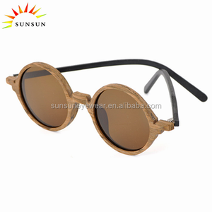 Lunettes de soleil Lunettes de soleil Sport Rondes <span class=keywords><strong>Bois</strong></span> Lunettes Optique Miroir Lentille Monture Acétate - Product Image 4