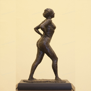 Sculpture de femme nue européenne, statue de femme allongée sexy nue - Product Image 4