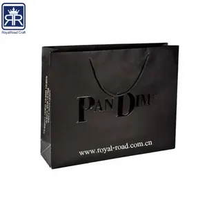 custom logo name brand,Facebook,Instagram, twitter,QR code printed clothing/jeans/jacket paper bag with handle