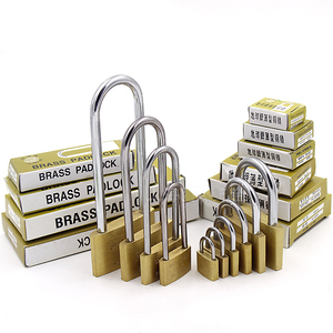 Chất Lượng Cao Và An Ninh Rắn Đồng 30 Mét Brass <span class=keywords><strong>Padlock</strong></span> 25 Mét Dài Còng Với 3 Phím - Product Image 3