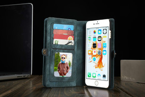 Cartera de Cuero multifuncional con tapa posterior de cuero para iPhone 6 / 6 plus ,new arrived leather case for iPhone 6 / 6plu - Product Image 3
