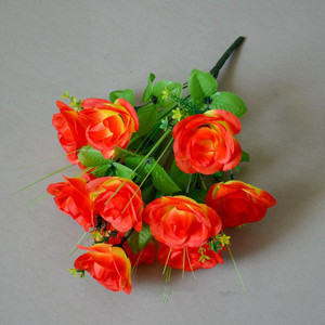 Ramo <span class=keywords><strong>de</strong></span> <span class=keywords><strong>Flores</strong></span> <span class=keywords><strong>de</strong></span> Rosa Artificial Barato <span class=keywords><strong>para</strong></span> <span class=keywords><strong>Cementerio</strong></span> - Product Image 4