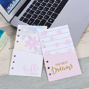 Túi Đựng In Nhiều Màu A5 6 Vòng Binder Planner Trang Nạp Tiền Trang Thư Mục Tệp - Product Image 1