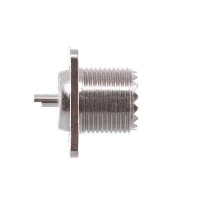 Square Chassis Mount UHF Female Connector