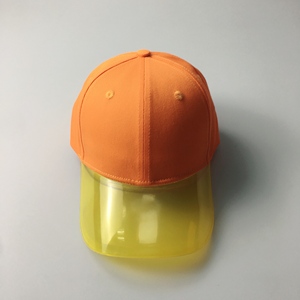 Bán buôn nhựa trong suốt Visor Mũ bóng chày ngoài trời Tùy Chỉnh màu rắn cá nhân cha hat - Product Image 4