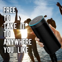 Altavoz Inteligente ACEMAX HF30 Alexa BT XL-V, Altavoz de Audio Multi-Room con Compatibilidad WiFi para Streaming de Música