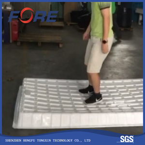 Hydroponic Fodder Trays Hydroponics Trays 4x8 White Black 2x4 4x4 4x8 ABS Plastic Hydroponic Fodder Flood Grow Trays For Sale