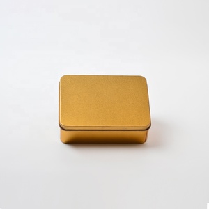 Wholesale rectangular watch packaging box new creative tinplate rectangular metal tin box