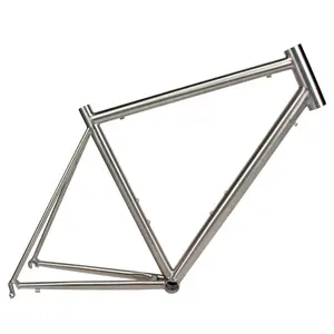 hot sale 700C titanium racing road bike frame for rim brake