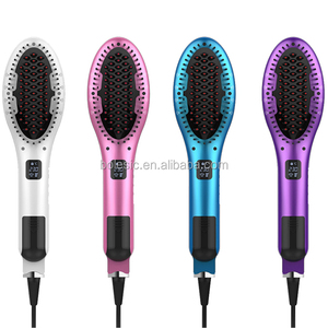 Bàn chải không khí nóng tóc ép tóc con lăn chuyên nghiệp <span class=keywords><strong>meches</strong></span> bàn ủi hơi nước bàn chải tóc thẳng với chứng nhận CE - Product Image 1