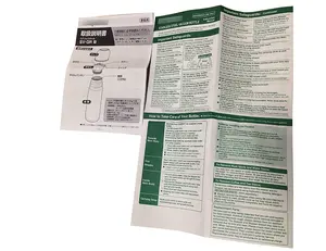 كتيب تعليمات استخدام المنتج مع كتالوج دعائي مطبوع حسب الطلب