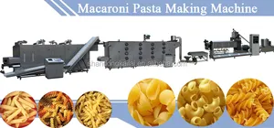 Mesin Spageti Pasta Makaroni Otomatis Lini Produksi Makanan, Pasta Spageti, Mesin Pasta