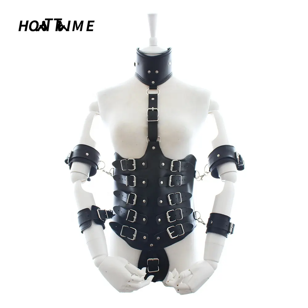 Waist handcuffs Restraint Slave slave handcuffs Adult BDSM Toys Sex Toys Bondage Leather fetish slave sex toys for women bon