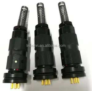 Amphenol-Conectores industriales U-329, Conector de audio de 6 pines, con U-283, conector circular