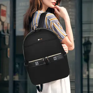 Mochila feminina impermeável, mochila feminina impermeável feita em tecido impermeável com tecnologia à prova de furtos ideal para viagens