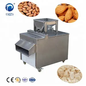 Automatic Stainless steel almond/peanut/groundnut slicing machine/almond slice cutting machine