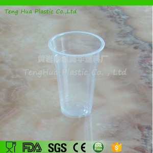 Promocional grande! encargo impresa clara transparente PP desechable vaso de plástico taza de jugo con tapa - Product Image 3
