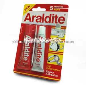 Araldite AB Epoxy Adhesive glue 5 minutes Rapid DIY Design New non-hotfix flatback rhinestones ( 17ml )