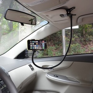 Support de pince de table métallique à bras long flexible rotatif à 360 degrés pour téléphone portable paresseux - Product Image 5