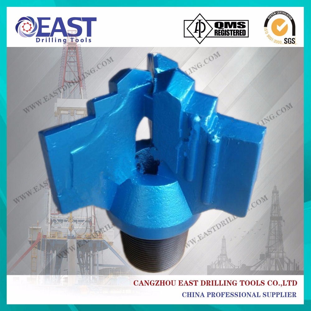 API 3 ailes Step Chevron Drilling Drag BIt pour le forage des puits d'eau