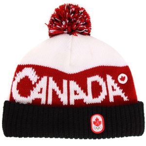 Chapeau d'hiver personnalisé en tricot blanc et <span class=keywords><strong>noir</strong></span> avec <span class=keywords><strong>pompon</strong></span> - Product Image 2