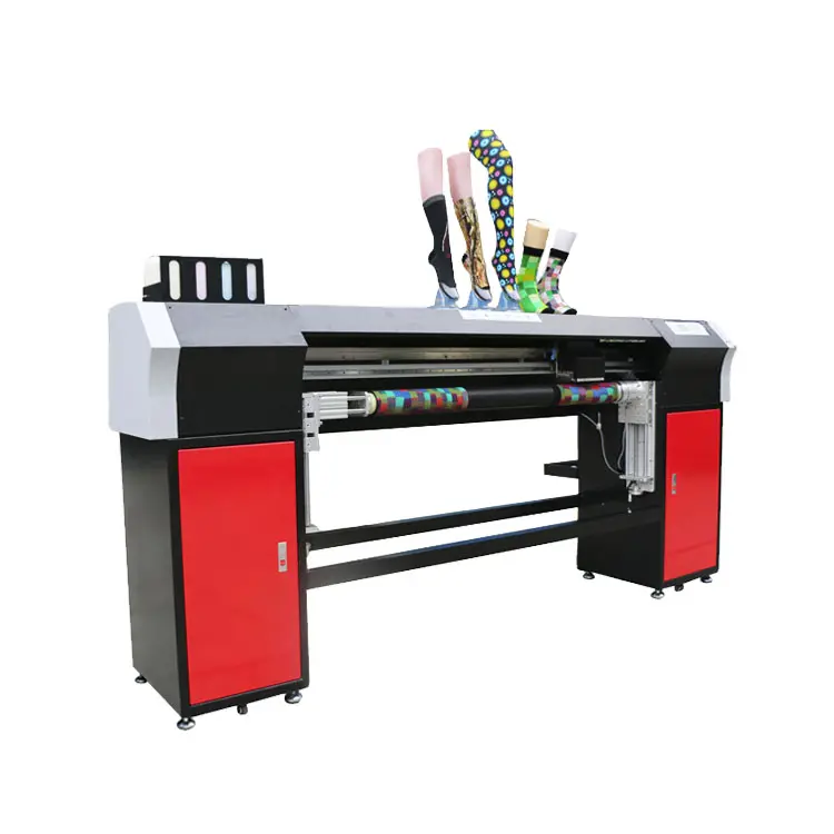 Direct Sale Rotary Socks Printing Machine Multicolor Digital Sock Printer Machine