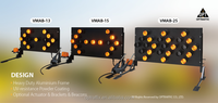 Équipement de contrôle de la circulation 5002 VMAB-15, panneau lumineux à flèche LED, panneau de signalisation d'avertissement, panneau à flèche directionnel monté sur camion