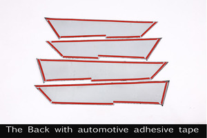 4 Piezas de Cubiertas Decorativas para Paneles de Puerta <span class=keywords><strong>Interior</strong></span> de Automóvil, Estilo Fibra de Carbono, para Land Rover Range Rover <span class=keywords><strong>Velar</strong></span>, Accesorios para Automóvil - Product Image 2