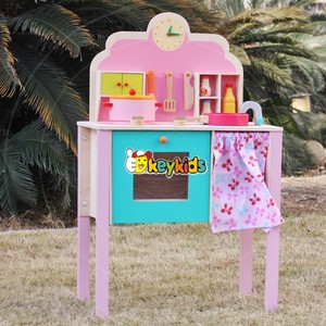 Juguete <span class=keywords><strong>de</strong></span> madera rosado encantador al por mayor <span class=keywords><strong>de</strong></span> <span class=keywords><strong>la</strong></span> <span class=keywords><strong>cocina</strong></span> para el contacto temprano <span class=keywords><strong>de</strong></span> <span class=keywords><strong>la</strong></span> vida del bebé W10C150-S - Product Image 3