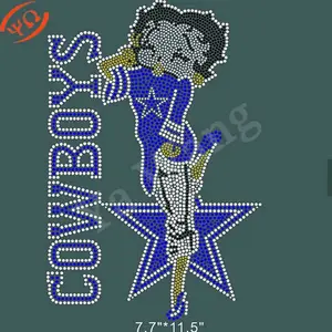 Economic & Shiny Dallas Cowboys Rhinestone Transfer for Decorations 