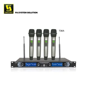 8845c Tay Cầm Bốn Kênh Mic-rô Không Dây Cho Karaoke