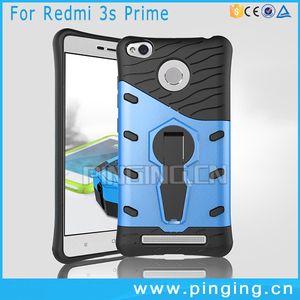 El Precio de fábrica Cubierta de la PC TPU de Doble Capa de Impacto Móvil Para <span class=keywords><strong>Xiaomi</strong></span> <span class=keywords><strong>Redmi</strong></span> <span class=keywords><strong>3</strong></span> <span class=keywords><strong>S</strong></span> Primer Caso - Product Image 1