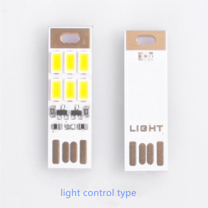 Светодиодная лампа SMD с питанием от USB, 1 Вт, белый/теплый белый