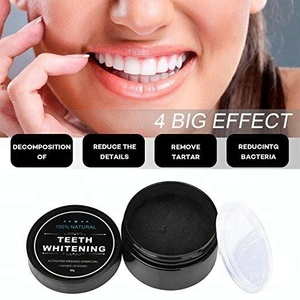 Poudre blanchissante pour les dents au charbon de bois activé à la menthe biologique naturelle 30g, best-seller - Product Image 2