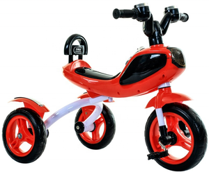 Tricycle de bébé pour enfants de haute qualité jouet à 3 roues avec poussée électrique et pédale en plastique et conception de modèle de roues EVA - Product Image 4