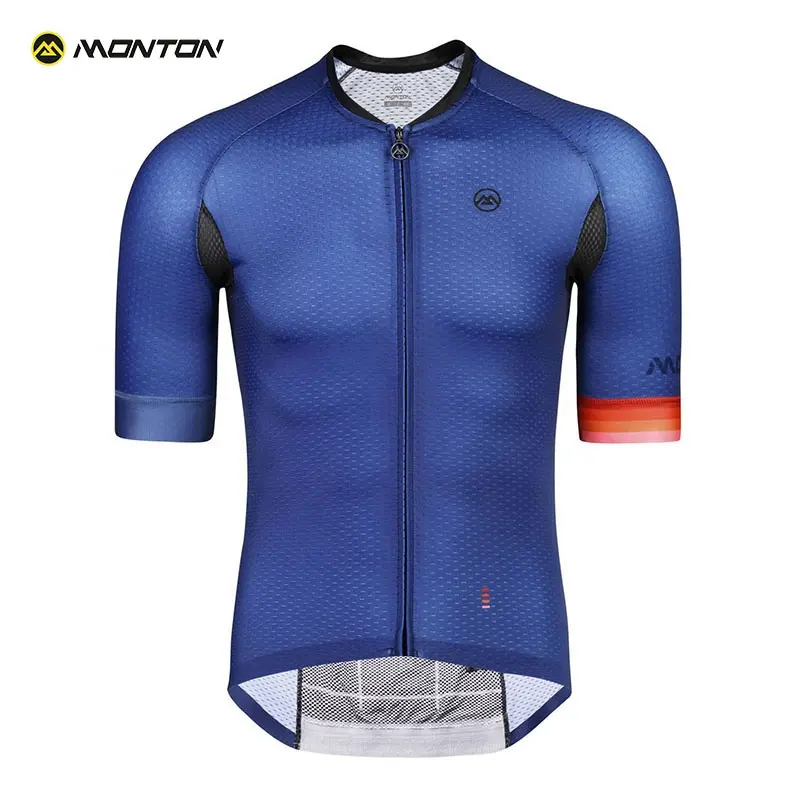 Breathable Roadbike bib Sumblimation Summer Quick Dry Short Sleeve Custom Cycling Jersey Set