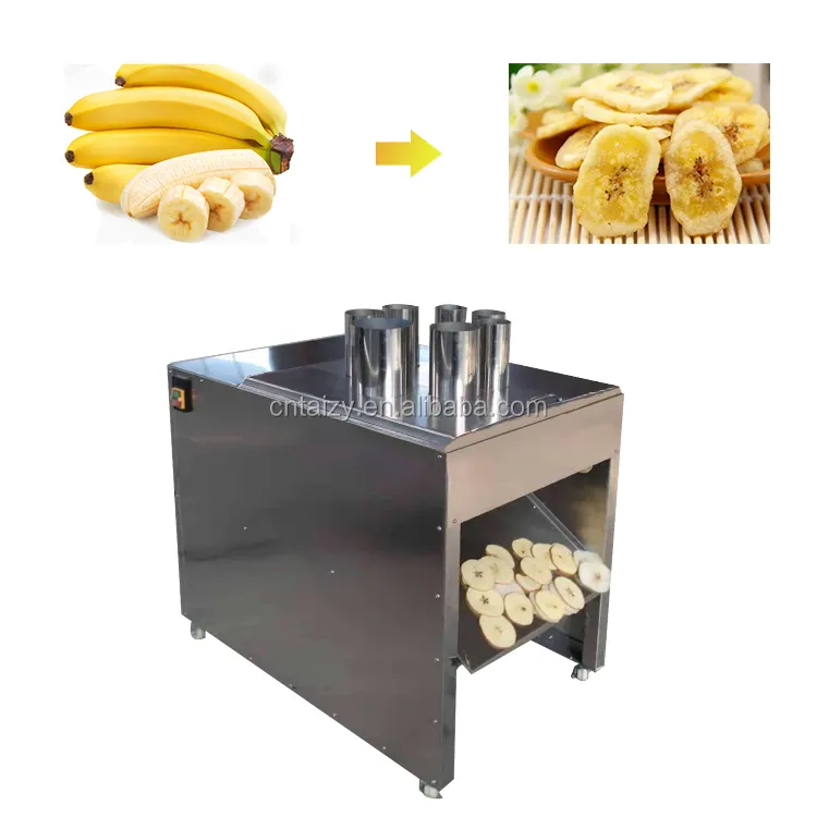 Zoete Aardappel Snijmachine Chips Machine Weegbree Snijmachine Banana Chips Maken Van Machines