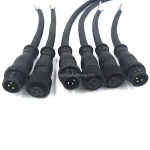 IP67 M152ピン防水延長ワイヤーコネクターLED屋外照明用2x 0.75mm218AWG