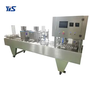 Automatic linear K cup filling and sealing machine cup packing machine