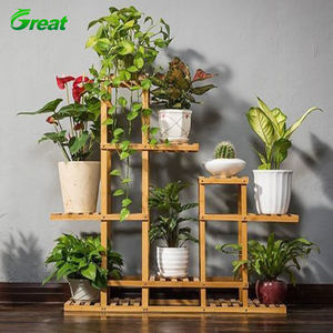 Étagères et étagères de rangement <span class=keywords><strong>pour</strong></span> <span class=keywords><strong>plantes</strong></span> en bambou à plusieurs niveaux <span class=keywords><strong>Support</strong></span> <span class=keywords><strong>pour</strong></span> pots de fleurs <span class=keywords><strong>Support</strong></span> <span class=keywords><strong>pour</strong></span> <span class=keywords><strong>plantes</strong></span> en <span class=keywords><strong>bois</strong></span> <span class=keywords><strong>Intérieur</strong></span> ou extérieur - Product Image 2