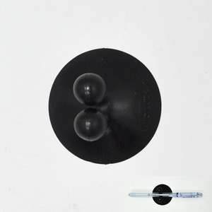 Ventouse d'aspiration forte utile noire simple avec clip - Product Image 1