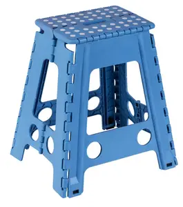 Colorido plástico plegable paso taburete muebles silla/silla taburete