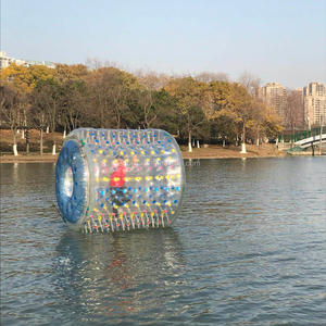 Transparan atau Warna Disesuaikan Inflatable Roller untuk Taman Air Tiup - Product Image 4