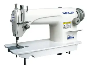 WD-8700H máquina de coser de punto de bloqueo de aguja única de alta velocidad para trabajo pesado